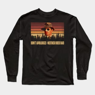 Chinatowns Chronicles Retro Tee with Imagery and Quotes That Capture the Essence of Polanski's Noir Classic Long Sleeve T-Shirt